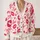 Romantic Lips And Heart Love Motifs For Date Nights And Getaways, Feminine Gift Idea All-over Print Knitted Cardigan - 2