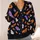 Halloween Candy Cats, Ghosts and Pumpkins for Spooky Season Trick-or-Treat Style All-over Print Knitted Cardigan - 4