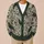 Raven and Botanical Berry Blooms for Dark Cottagecore Autumn Style and Bird Lovers All-over Print Knitted Cardigan - 6
