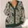 Raven and Botanical Berry Blooms for Dark Cottagecore Autumn Style and Bird Lovers All-over Print Knitted Cardigan - 4