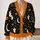 Black Cats, Friendly Ghosts & Haunted Houses for Cozy Halloween Nights in Autumn All-over Print Knitted Cardigan - 2