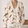 Brown Sparrow Heart Motif for Romantic Spring Outfits and Casual Vacation Style Women All-over Print Knitted Cardigan - 2