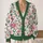 Pink Wildflower Garden for Spring Vacations and Date Days, Feminine Style All-over Print Knitted Cardigan - 2