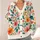 Vibrant Floral Blooms for Spring Vacation Layers and Everyday Style for Women Plus Size All-over Print Knitted Cardigan - 4