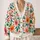 Vibrant Floral Blooms for Spring Vacation Layers and Everyday Style for Women Plus Size All-over Print Knitted Cardigan - 2