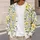 Yellow Blue Wildflower Vines For Spring Vacations And Casual Everyday Womens Style All-over Print Knitted Cardigan - 5