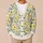 Yellow Blue Wildflower Vines For Spring Vacations And Casual Everyday Womens Style All-over Print Knitted Cardigan - 6