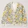 Yellow Blue Wildflower Vines For Spring Vacations And Casual Everyday Womens Style All-over Print Knitted Cardigan - 1
