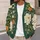 Cream Peony And Orange Floral Style For Spring Vacation Date Nights, Plus Size Women All-over Print Knitted Cardigan - 5