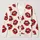 Red Lip Sparkle Style for Date Nights, Vacations and Romantic Evenings, Plus Size Women All-over Print Knitted Cardigan - 1