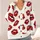 Red Lip Sparkle Style for Date Nights, Vacations and Romantic Evenings, Plus Size Women All-over Print Knitted Cardigan - 4