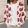 Red Lip Sparkle Style for Date Nights, Vacations and Romantic Evenings, Plus Size Women All-over Print Knitted Cardigan - 5