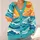Ocean Sun Coastal Scene for Vacation Layering and Autumn Outings for Women By The Sea All-over Print Knitted Cardigan - 4