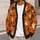 Halloween Pumpkins, Ghosts, Bats And Spiderwebs For Festive Autumn Layering Looks All-over Print Knitted Cardigan - 5
