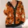 Halloween Pumpkins, Ghosts, Bats And Spiderwebs For Festive Autumn Layering Looks All-over Print Knitted Cardigan - 4