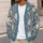 Cream Rose Floral Botanical Motif for Romantic Everyday Layering and Casual Outings Women All-over Print Knitted Cardigan - 5