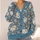 Cream Rose Floral Botanical Motif for Romantic Everyday Layering and Casual Outings Women All-over Print Knitted Cardigan - 4