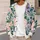 Large Watercolor Floral Blossoms for Relaxed Everyday Layering, Bohemian Women’s Style All-over Print Knitted Cardigan - 5