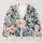 Large Watercolor Floral Blossoms for Relaxed Everyday Layering, Bohemian Women’s Style All-over Print Knitted Cardigan - 1