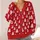 White Alpine Christmas Trees On Red For Cozy Holiday Layering And Winter Gatherings All-over Print Knitted Cardigan - 4