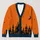 Haunted House Silhouette and Pumpkin Moonlight for Spooky Halloween Fall Gatherings All-over Print Knitted Cardigan - 1