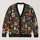 Halloween Ghost Pumpkin Skull Patchwork for Cozy Autumn Gatherings and Spooky Season All-over Print Knitted Cardigan - 1
