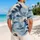 Japanese Ocean Wave Motifs for Coastal Vacations and Resort Days, Men's Summer Style Hawaiian Shirt - 2