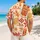 Retro Tiki Floral Motifs for Beach Holidays, Resort Getaways, and Island Escapes Hawaiian Shirt - 2