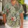 Tropical Fern and Coral Flower Motifs for Island Vacations, Beach Days, and Kids Hawaiian Shirt - 1