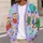 The Very Hungry Caterpillar Reading Classroom Storytime Gift for Teachers and Kids All-over Print Knitted Cardigan - 5