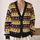 Halloween Pumpkins, Bats And Spiders For Cozy October Nights And Seasonal Gatherings All-over Print Knitted Cardigan - 2