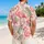 Pink Flamingo Tropical Foliage Escape for Resort Days, Beach Getaways, and Vacations Hawaiian Shirt - 2