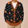 Pumpkin Harvest and Autumn Leaves for Cozy Thanksgiving Gatherings and Seasonal Fall Style All-over Print Knitted Cardigan - 6