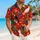 Colorful Parrots and Tropical Flowers for Island Vacations and Resort Escapes for Men Hawaiian Shirt - 6