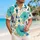 Blue Hibiscus Chess Pieces for Beach Vacations and Resort Weekends Gift for Strategy Fans Hawaiian Shirt - 6