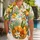 Citrus Farmers Market Fruit Baskets Tropical Botanical Style for Resort Vacations Hawaiian Shirt - 1