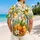 Citrus Farmers Market Fruit Baskets Tropical Botanical Style for Resort Vacations Hawaiian Shirt - 2