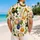 Leprechaun Breakfast Garden Harp Scene for St. Patrick’s Day Brunch and Cottage Style Hawaiian Shirt - 2