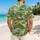 Tropical Misty Mountain Village Scene for Resort Getaways, Island Travel, Nature Lovers Hawaiian Shirt - 2