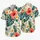 White Monstera Hibiscus Plumeria Tropical Look for Island Vacations and Resort Days Hawaiian Shirt - 5