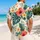 White Monstera Hibiscus Plumeria Tropical Look for Island Vacations and Resort Days Hawaiian Shirt - 2