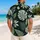 Tropical Leaf Golf Couple Outfit For Resort Fairways And Country Club Style His And Hers Hawaiian Shirt - 2