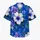 Blue Purple Floral Family Vacation Outfits for Matching Beach Holidays and Resort Trips Hawaiian Shirt - 7