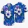 Blue Purple Floral Family Vacation Outfits for Matching Beach Holidays and Resort Trips Hawaiian Shirt - 5