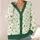 Lucky Clover And Irish Good Luck For St Patrick’s Day Festivities And Green Style All-over Print Knitted Cardigan - 4