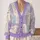 Purple Lamb of God and Dove Faith Gift for Women, Christian Everyday Layering Wear All-over Print Knitted Cardigan - 2