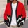 Twin Peaks Red Chevron Style for Bold Retro Everyday Layering and Fan Looks All-over Print Knitted Cardigan - 5