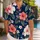 Pink Hibiscus Plumeria Blooms for Family Beach Vacations and Island Getaways Together Hawaiian Shirt - 1