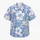 Blue White Tropical Florals for Golf Getaways and Resort Vacation Couple Outfits Hawaiian Shirt - 7