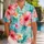 Pink Hibiscus Tropical Blooms for Resort Vacations and Matching Couple Getaways Hawaiian Shirt - 1